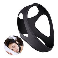 Adjustable Stop Snoring Chin Strap by AirPromise (Black)