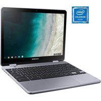Samsung - Plus 2-in-1 12.2" Touch-Screen Chromebook - Intel Celeron - 4GB Memory - 32GB eMMC Flash Memory - Stealth Silver