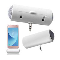 3.5mm Mini Stereo Mobile Phone Speaker Portable Wireless for Cell Phone Smart Phone MP3 MP4 Laptop Column Hand (Color : Black)