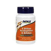 Now Foods, Acidophilus Bifidus 8 Billion, 60 Capsules