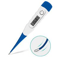 Lmzyan Medical Digital Fever Thermometer Fast Response (Baby and Adult) Fever Alarm - Oral, Rectal, Armpit - Flexible Tip, LCD Display Waterproof Temperature Indicator(Pack of 3)