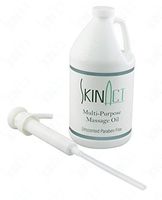 Skin Act Multi-Purpose Massage Oil Half Gallon Unscented Paraben Free