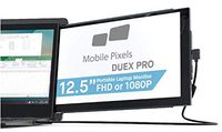 Mobile Pixels Duex Portable Monitor for Laptops 12.5" Full HD IPS USB A Type-C, 2 in 1 Laptop Monitor Extender, Compatible with Windows, MacBook and Android, 1.6 lbs Duo Screen for Gaming, Travel,