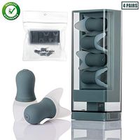 Ear Plugs for Sleeping Noise Cancelling, Premium High Fidelity Denoise Soft Silicone Airplane Earplugs with Pop-up Storage Box for Concerts, Shooting, Swimming, Snoring, Working, Kids, Adults-B