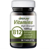 Lifeplan Vitamin B12 Sublingual 30 Tablets