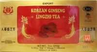 Korean Ginseng Lingzhi Tea (0.07oz * 10bags*10boxes)