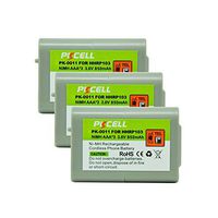 3 Pack NIMH AAA3 .6V 850mAh Cordless Telephone Batteries for Panasonic HHRP103
