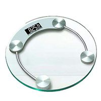 Electronic Scales Human Scales Home Adult Precision Health Weight Loss Scale Round Transparent Weight Scale Slim Design