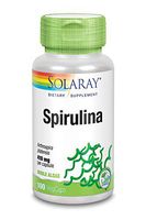 Solaray Spirulina, 410 mg, 100 Count