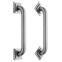 Jaclo 2718-EB - 18" Grab Bar with Contemporary Square/Diamond Flange