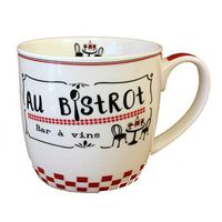 Large Bowl Céramique Wine Bar 480 ml white