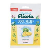 Ricola Cool Relief Throat Lozenges, Lemon Frost, 19 Drops (Pack of 2)