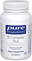 Pure Encapsulations - B-Complex Plus - Balanced B Vitamin Formula with Metafolin L-5-MTHF and Vitamin B12 - 120 Capsules