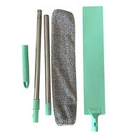 Hapshop Bedside Dust Brush Long Handle Mop Reusable Microfibre Duster Sweeping Brush