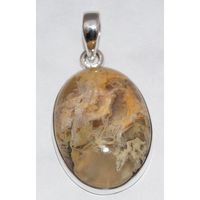 Sterling Silver Quartz with Inclusions Pendant Jewellery No.3139