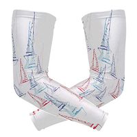 LEVEIS Sail Arm Sleeves UV Protection for Men Women Sunblock Protective Gloves Running Golf Cycling Driving Long Arm Cover 1 Pair