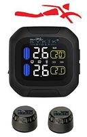 SYKIK Rider SRTP300 Wireless tire Pressure Monitoring System for Motorcycles with 1.5" Monitor. Check Your tire Pressure While Riding