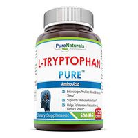 Pure Naturals L-Tryptophan Dietary Supplement, 500 Mg, 120 Capsules