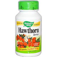 Natures Way Hawthorn Berry Capsule, 510 Mg - 100 per Pack - 6 Packs per case.