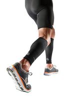 Shock Doctor Elite SVR Compression Recovery Calf Sleeves, Black, X-Large