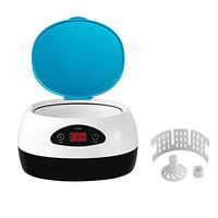 CGOLDENWALL 50W 750ML Digital Commercial Ultrasonic Cleaner cleaning machine Eyeglasses Sunglass Jewelry Cleaner with Digital Timer with Digital Timer for spectacles shop CE FC Approved (Lake blue)