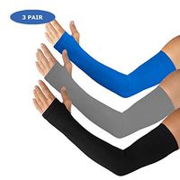 Kinship Comfort Brands® Performance Protection Arm Sleeves, Sun Protection for Golf, Tennis, Running, Cycling, Landscapers, Electricians (1 Size Fits All) 1,3,6 Pair Packs