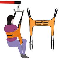 Lift Sling Patient Lifts for Home Use Electric Transfer Belt Toileting Commode Sling Medical Handicap Four Point Sling Large