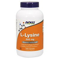 NOW  L-lysine 500 mg, 250 Capsules