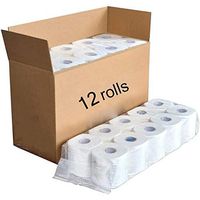 12 Rolls Toilet Paper Soft Strong Toilet Tissue Home Kitchen 3 Layers Toilet Tissue for Daily Use