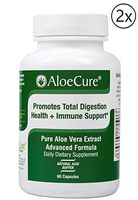 AloeCure Advanced Formula to Promotes Total Digestion Health and Immune Supports Daily daitry Supplements Pack 2