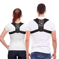 Posture Corrector Clavicle Spine Back Shoulder Lumbar Brace Support Belt Prevents Slouching Comfortably for Men and Women