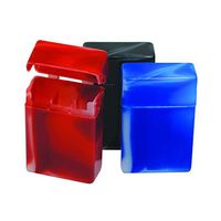 Fess Products Cigarette Case/box With Compartment King Size Cigarettes (3 Boxes of Assorted Colors)