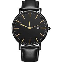 Fashion Men Watch,Fxbar Classic Business Casual Design Watch Stainless Steel Analog Wrist Watch Quartz Dress Watch(B)