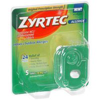 PACK OF 3 EACH ZYRTEC OTC 10MG 5TB PT#31254720430