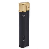 Cigar Lighters AOMAI Jet Flame Butane Lighter Cigar Torch Lighter Fluid Refillable Lighter-Butane Not Included ?Black&Gold?