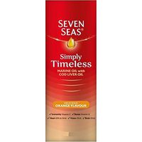 Seven Seas Simply Timeless Marine Oil with Cod Liver Oil Orange Flavour Liquid 150ml by Seven Seas