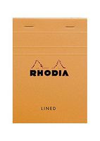 Rhodia Staplebound Orange - Lined 4 x 6 Notepad - R13600