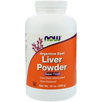 Liver Powder, 12 OZ by Now Foods (Pack of 4)