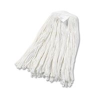 UNISAN Cut-End Wet Mop Head, Rayon, 20 Size, White (2020R)