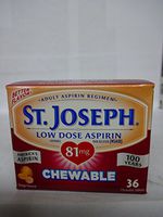 St. Joseph St. Joseph Aspirin Chewable Orange, Orange 36 tabs 81 mg(Pack of 3)