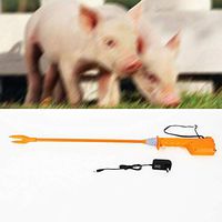 Animal Electric Prod Hot Shock, Rechargeable Hand Prod Shock Livestock Pig Cattle Cow Prod Safety Shock Prodder Farm Helper Tool (55cm)