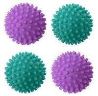 Set of 4 Dryer Balls! Black Duck Brand - Reusable Dryer Balls Replace Fabric Softener! Hypoallergenic! (4 Dryer Balls)