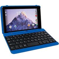 RCA Voyager 7 Inch 16GB Tablet with Keyboard Case and Android OS, Blue