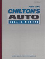 Chilton's Auto Repair Manual 1964-71