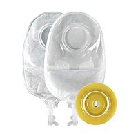 PIWYHOW Ostomy Colostomy Supplies, Medicals Ileostomy Care, One Piece Drainable Ostomy Pouch, System Cut to Fit, Ostomy Bags with for Colostomy(Pack of 10)