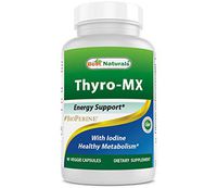 Best Naturals Thyroid Support Supplement with Iodine 90 Veggie Capsules