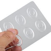 5Sheets(30pcs) Bunion Protector Pads Silicone Gel Corn Pain Relief Rings Gel Cushion Pad Caps Remover Shoes Stick