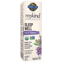 Garden of Life mykind Organics Sleep Well R&R Spray 2 fl oz (58 mL) Liquid - Relax & Rest, Green Tea Extract L-Theanine, Chamomile, Lemon Balm - Organic Non-GMO Vegan & Gluten Free Herbal Supplements