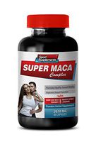 Male Testosterone Supplements - Super MACA Complex - Premium Herbal Supplements - maca Root Extract Complex - 1 Bottle 60 Capsules