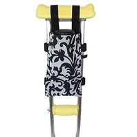 HNYG Crutch Bag, Lightweight & Washable Tote, Walking Stick Pouch with Extra Pockets,Medical Forearm Crutch Accessories,Waterproof and Durable